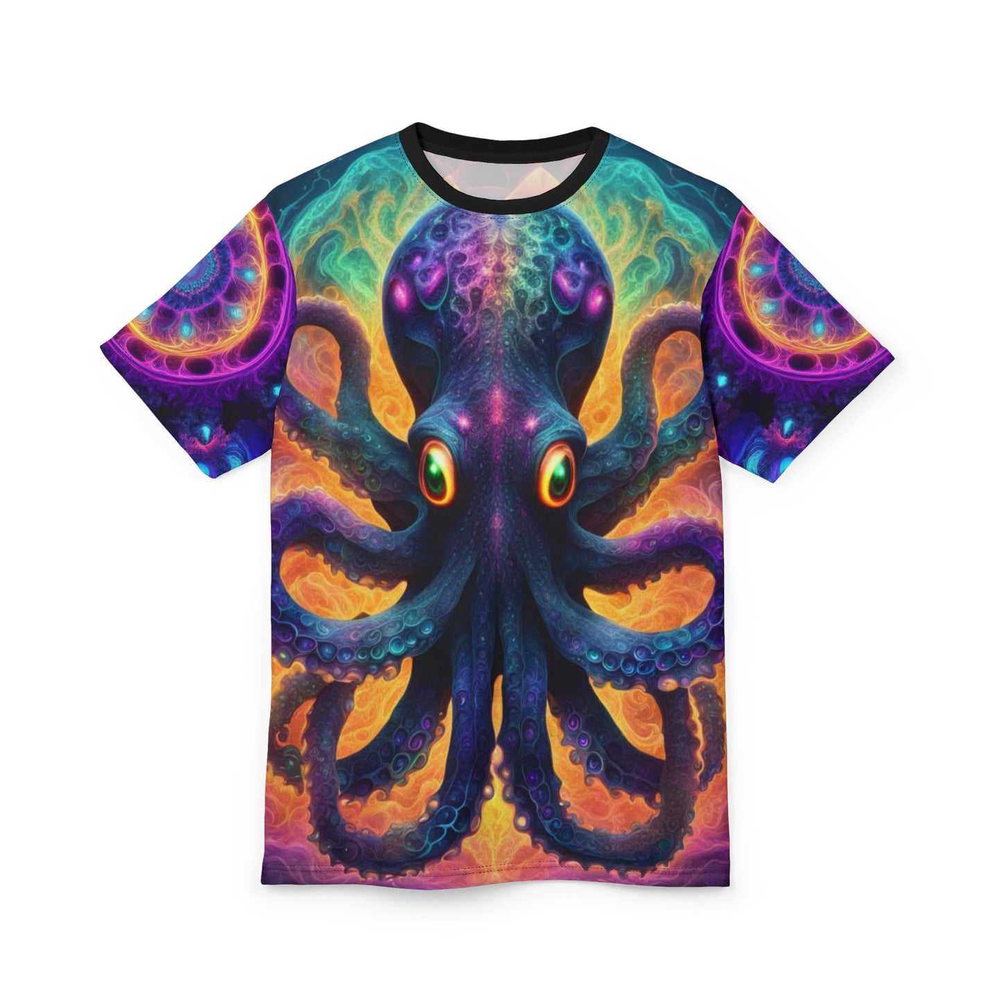 Colorful Octopus Tee, Unisex Graphic Shirt, Summer Vibes, Ocean Lover Gift, Art Tee, Festival Clothing