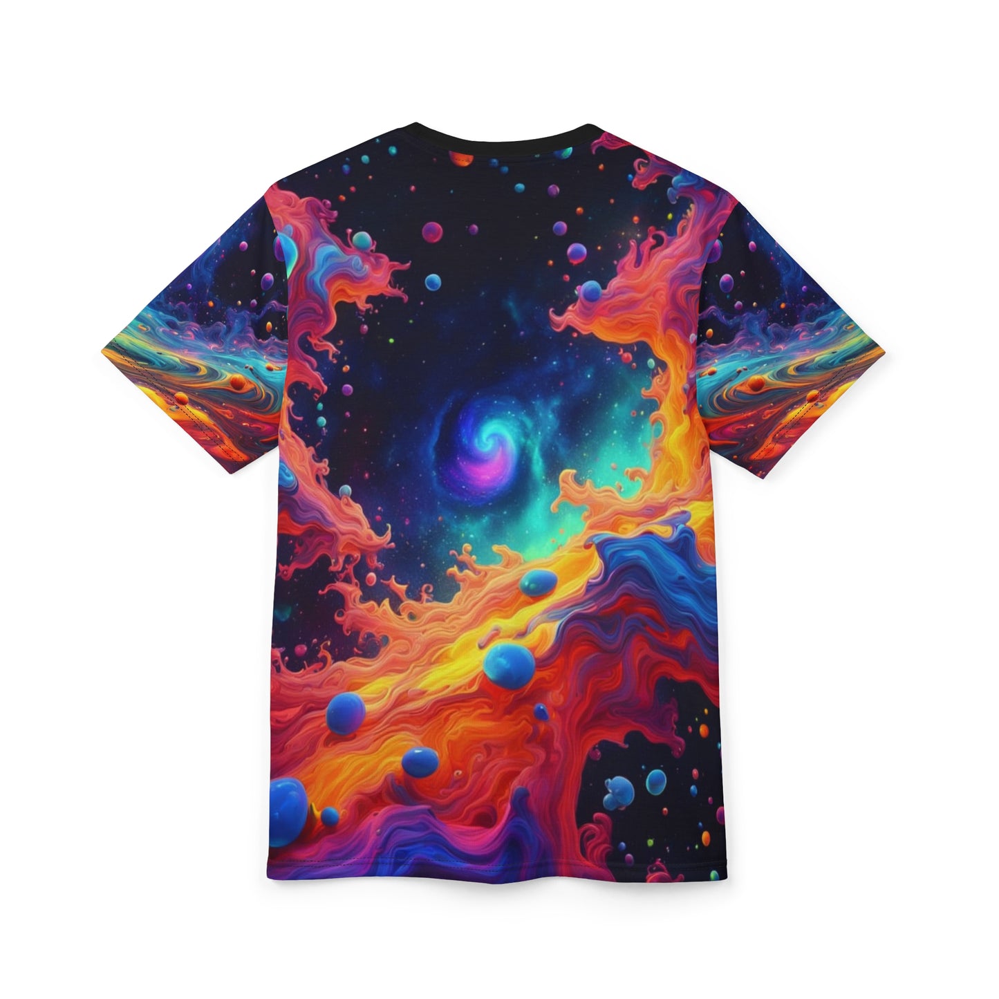 Cosmic Swirl Unisex Tee | Vibrant Galaxy Design for Space Lovers