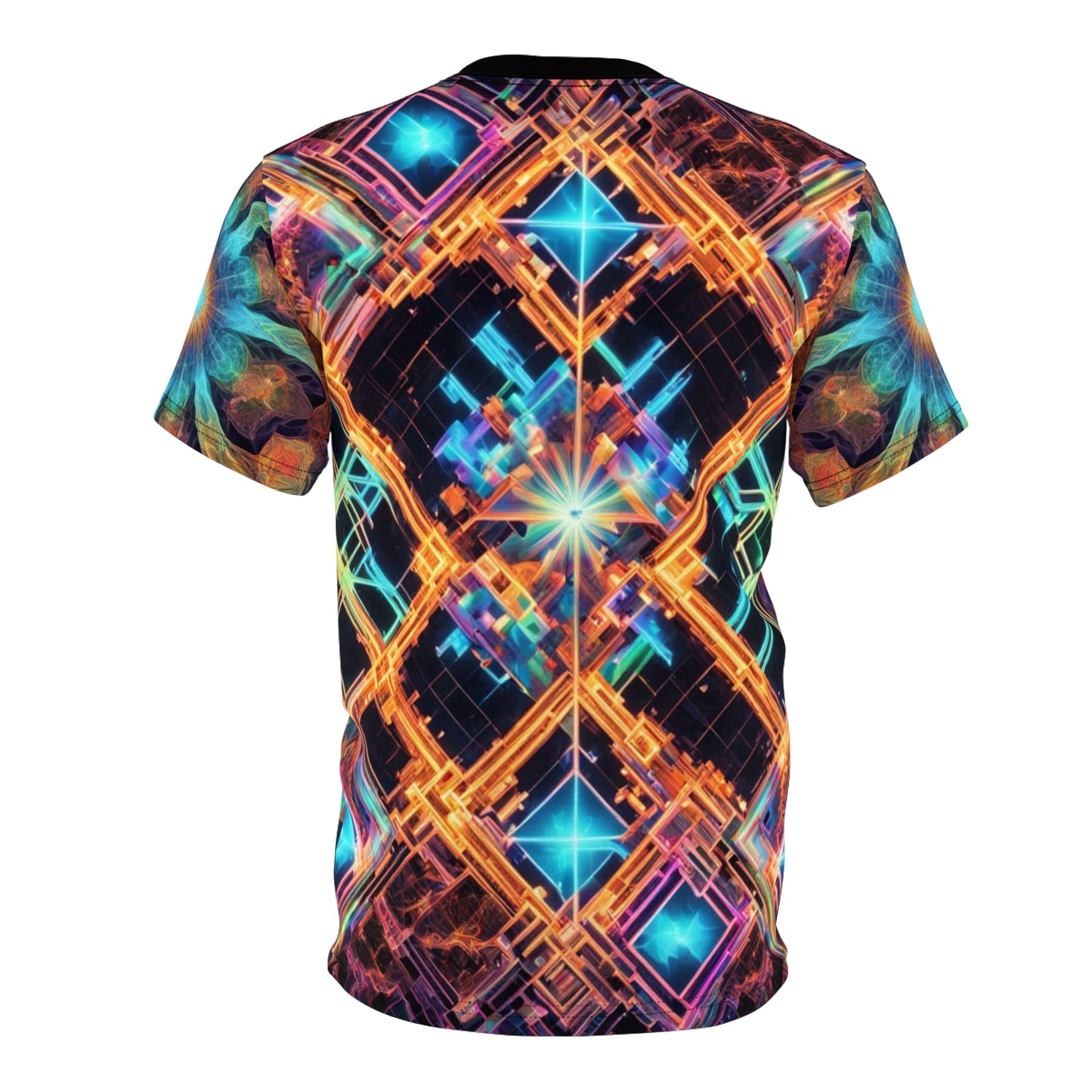 Psychedelic Art Unisex Tee, Vibrant Patterned Shirt, Unique Colorful Top, Festival Wear, Boho Graphic Tee