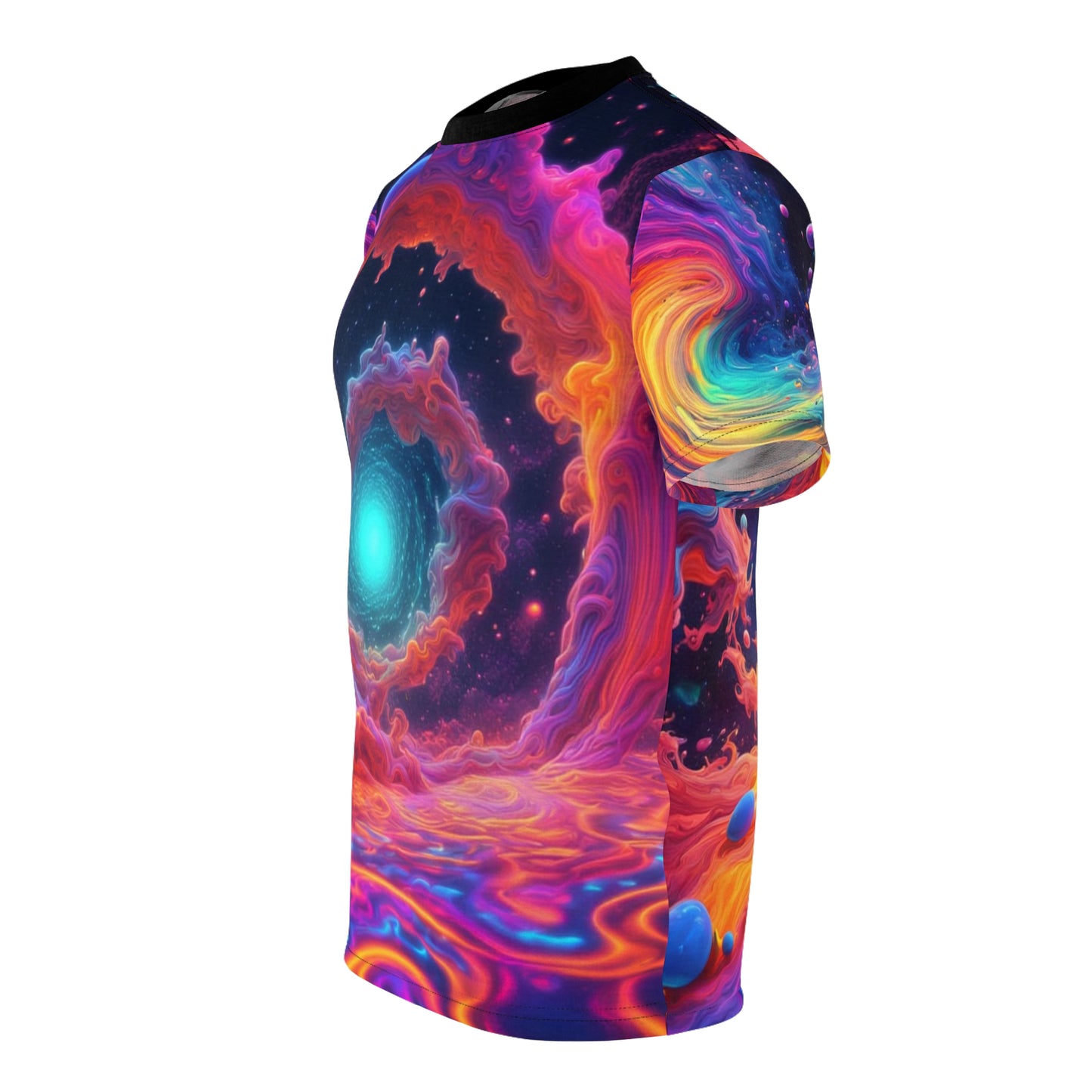 Cosmic Swirl Unisex Tee | Vibrant Galaxy Design for Space Lovers