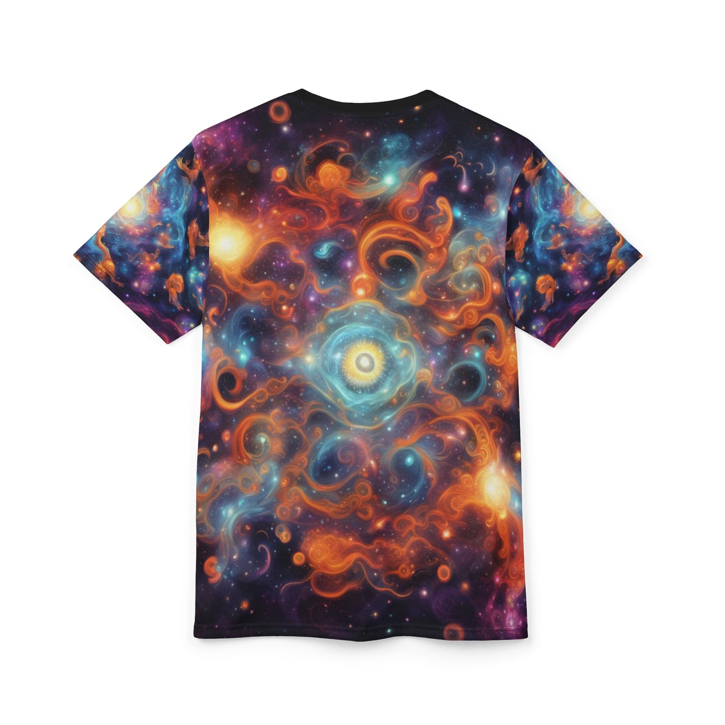 Celestial Jungle Unisex Tee, Colorful Monkey Shirt, Galaxy Animal T-Shirt, Fun Graphic Tee, Space Wildlife Top, Gift for Nature Lovers
