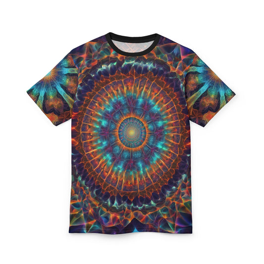 Psychedelic Art Unisex Tee, Vibrant Patterned Shirt, Unique Colorful Top, Festival Wear, Boho Graphic Tee