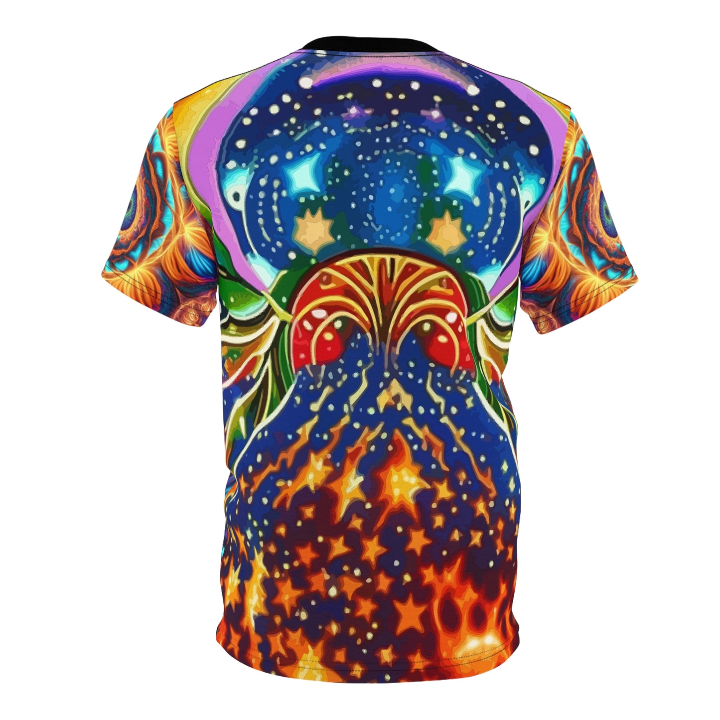 Vibrant Abstract Print Unisex Tee - Colorful, Casual Wear for Art Lovers, Festivals, Everyday Style, Unique Gift