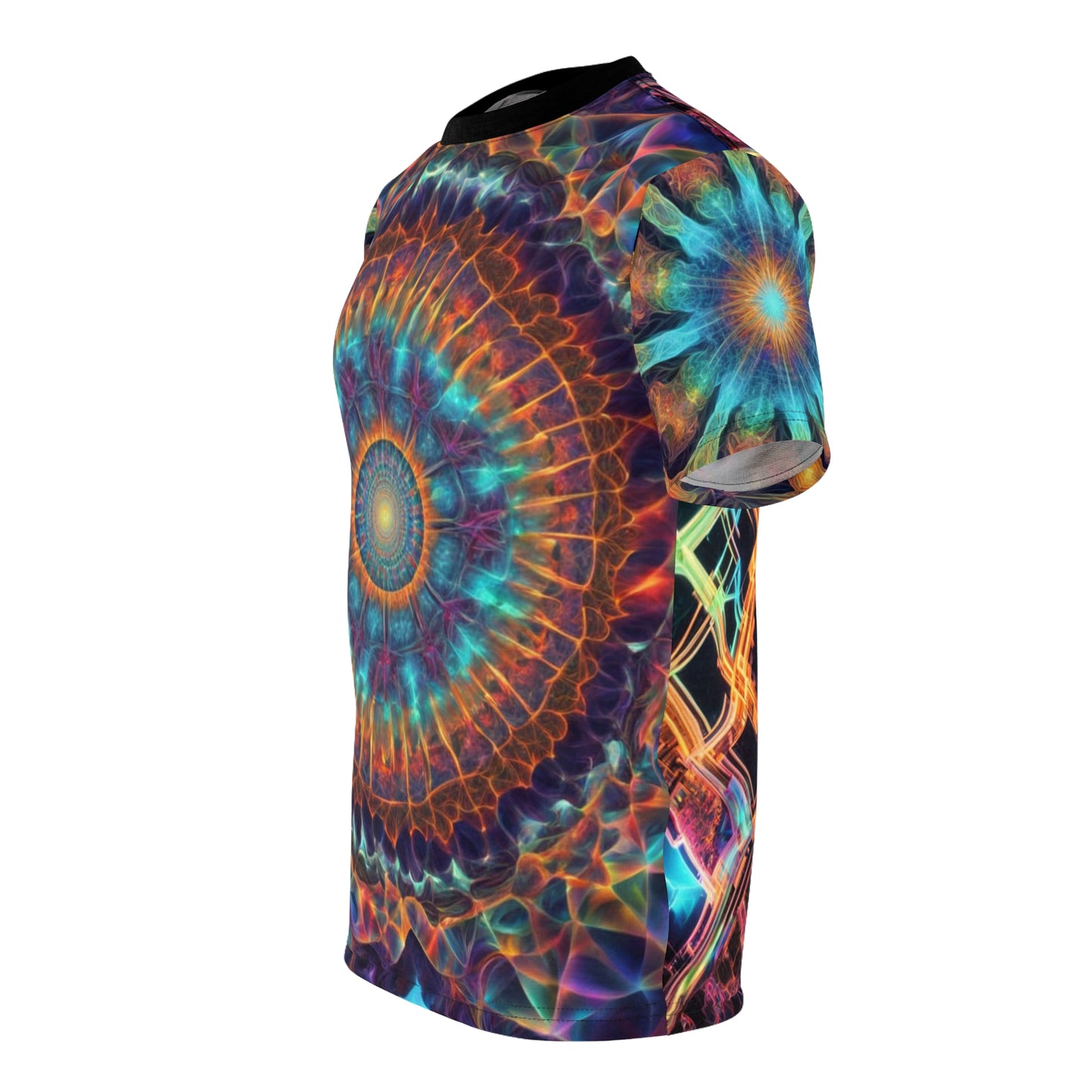 Psychedelic Art Unisex Tee, Vibrant Patterned Shirt, Unique Colorful Top, Festival Wear, Boho Graphic Tee
