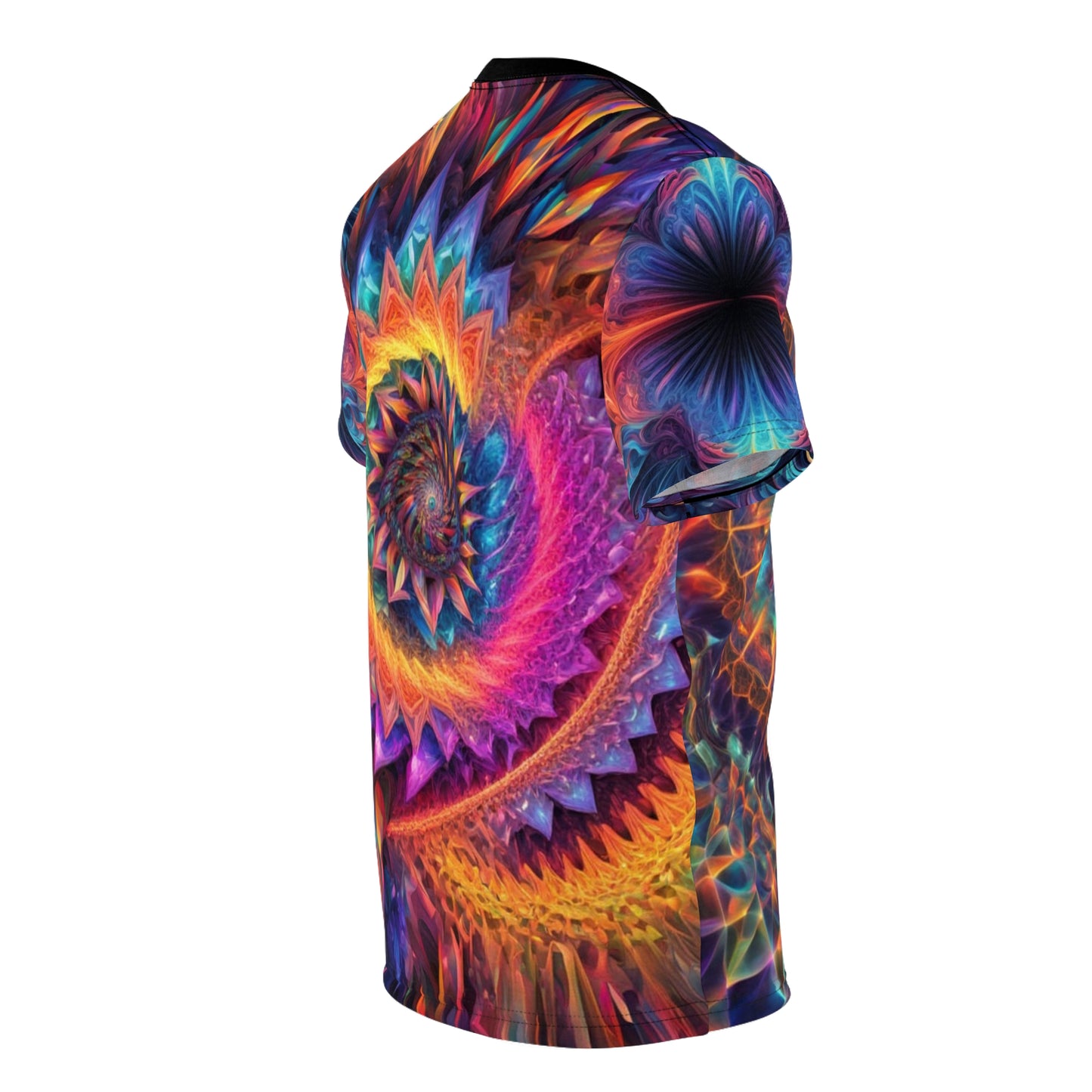 Vibrant Mandala Unisex Tee, Colorful Graphic T-Shirt, Bohemian Style Top, Festival Wear, Unique Gift for Art Lovers