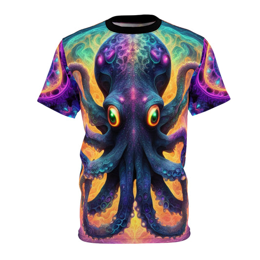 Colorful Octopus Tee, Unisex Graphic Shirt, Summer Vibes, Ocean Lover Gift, Art Tee, Festival Clothing
